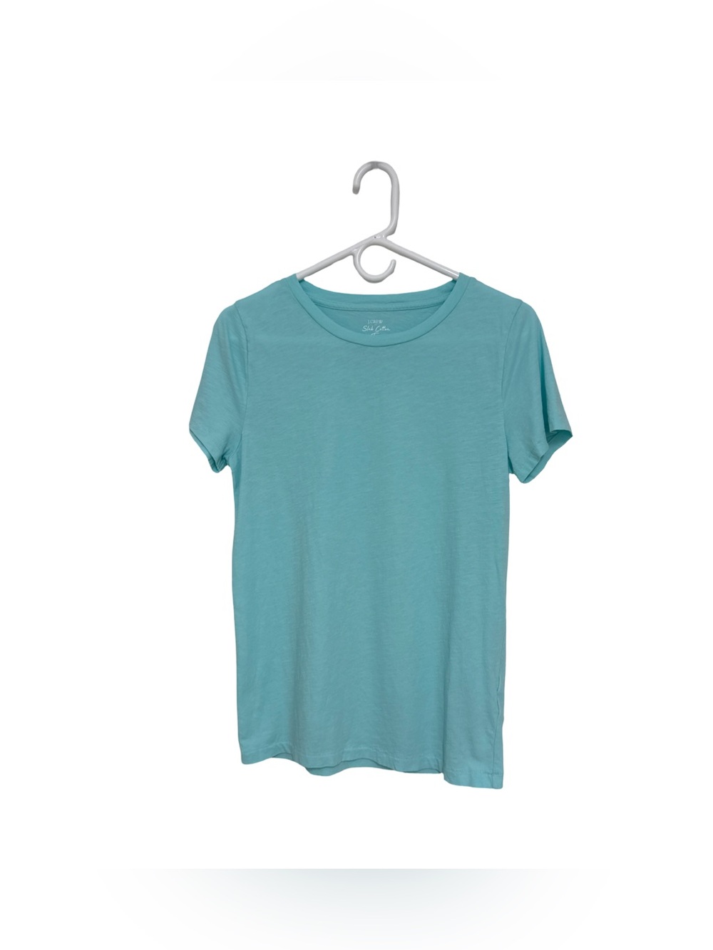 J. Crew Slub Cotton Tee Women’s Medium Light Aqua